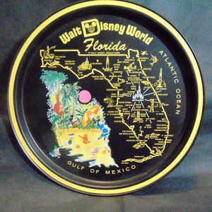 Decorative Plate of Walt Disney World and Florida